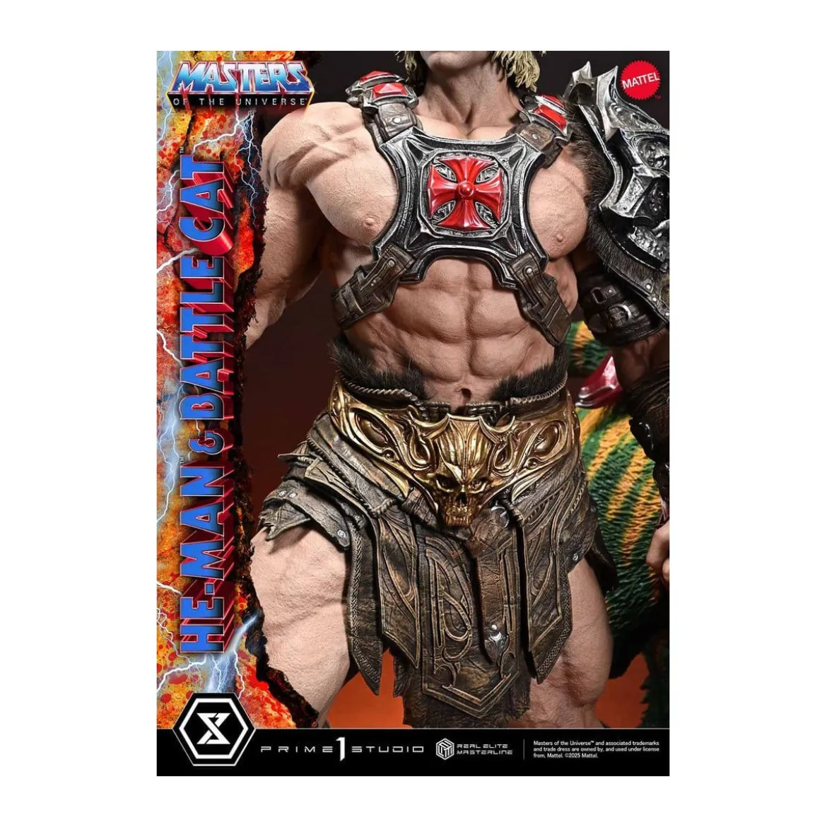 Prime 1 Studio - Masters of the Universe - He-Man & Battle Cat - Real Elite Masterline Series 1/4