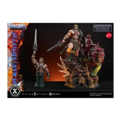 Prime 1 Studio - Masters of the Universe - He-Man & Battle Cat Ultimate Bonus Version - Real Elite Masterline Series 1/4