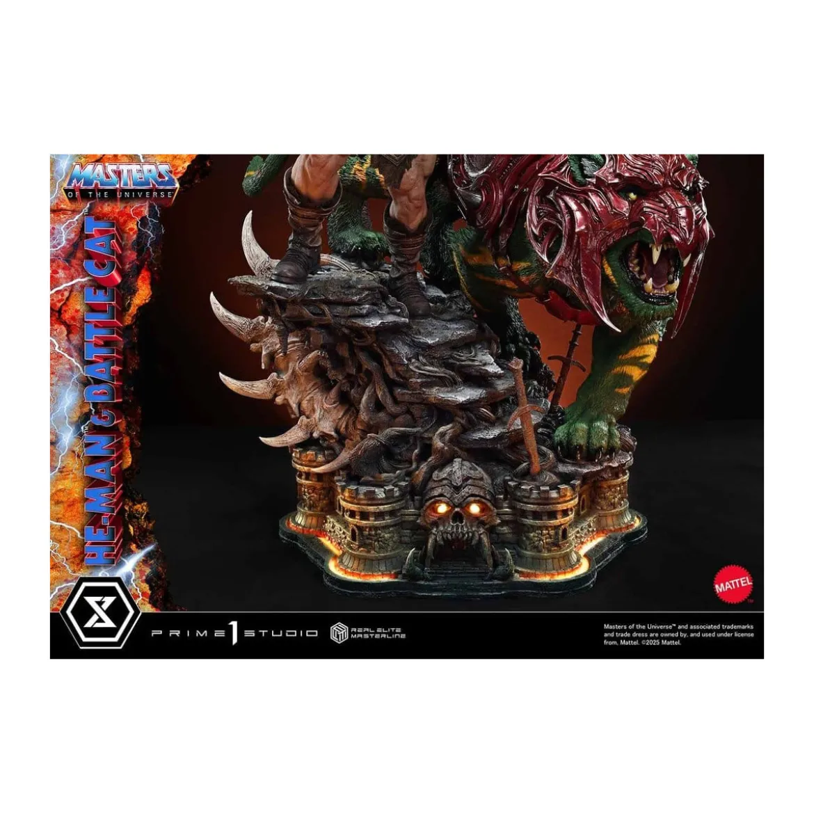 Prime 1 Studio - Masters of the Universe - He-Man & Battle Cat Ultimate Bonus Version - Real Elite Masterline Series 1/4