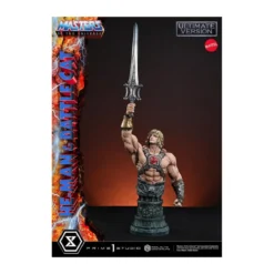 Prime 1 Studio - Masters of the Universe - He-Man & Battle Cat Ultimate Bonus Version - Real Elite Masterline Series 1/4