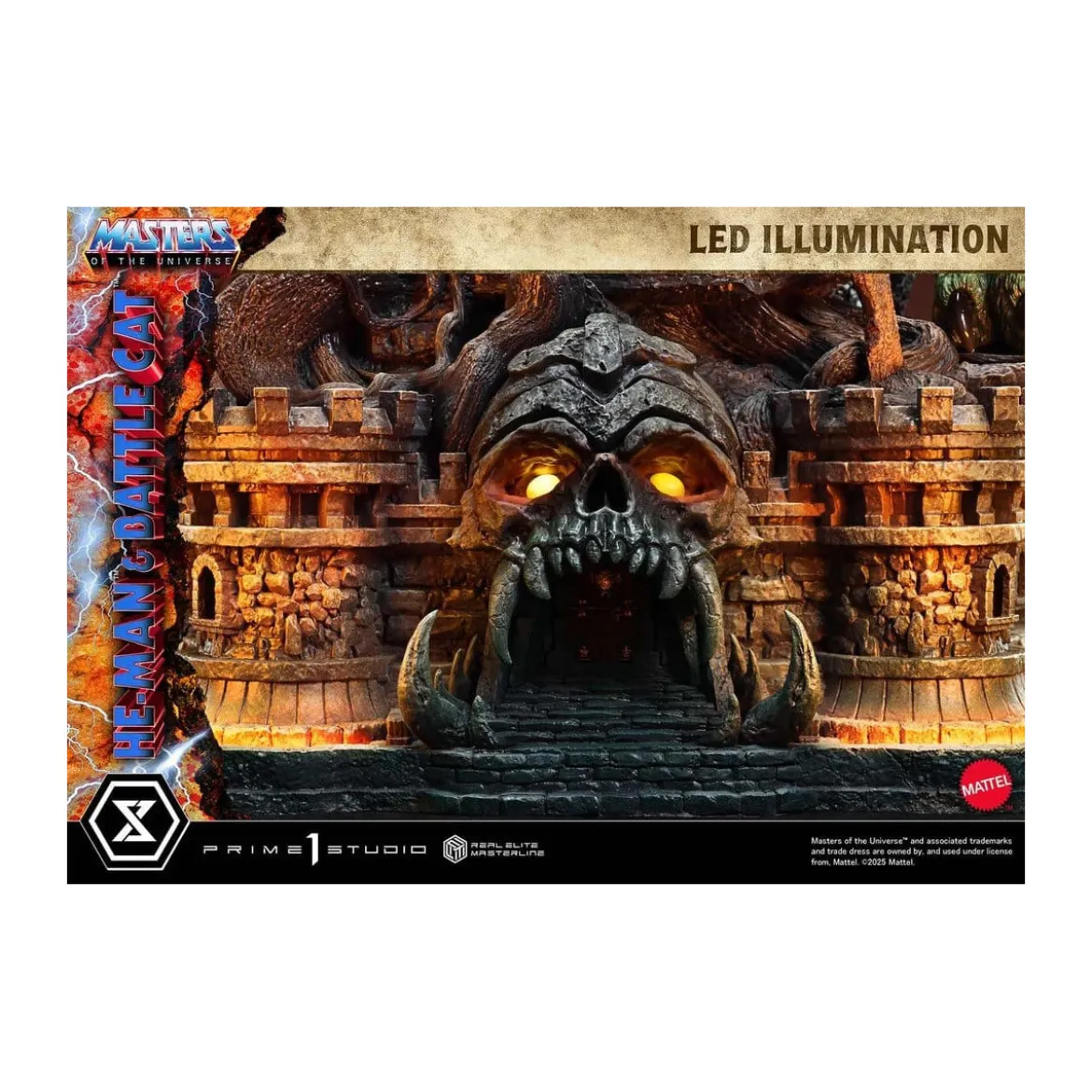 Prime 1 Studio - Masters of the Universe - He-Man & Battle Cat Ultimate Bonus Version - Real Elite Masterline Series 1/4