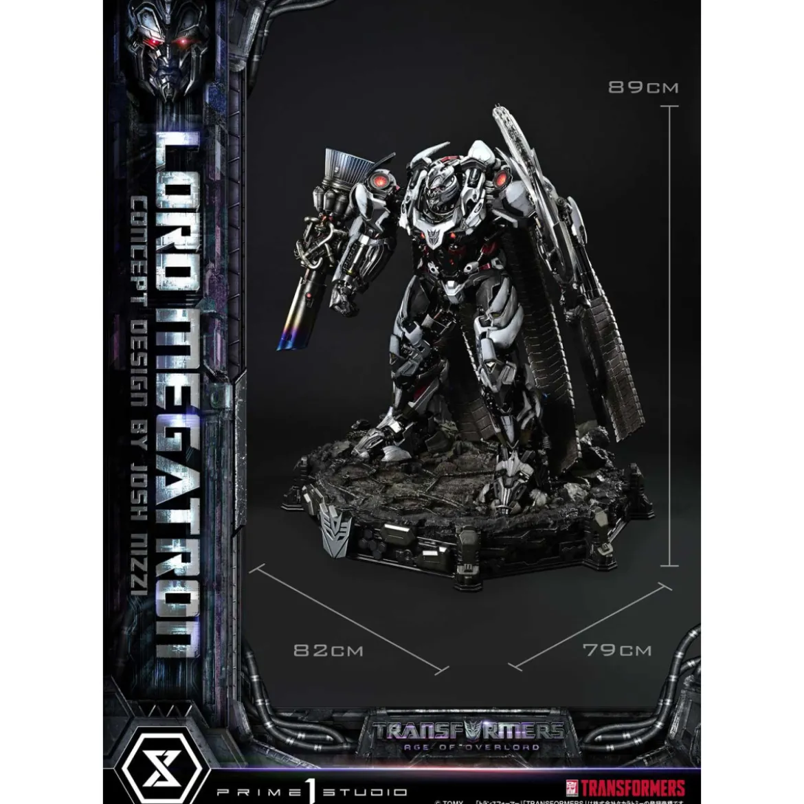 Prime 1 Studio - Megatron Overlord Bonus Version - Transformers Age of Overlord