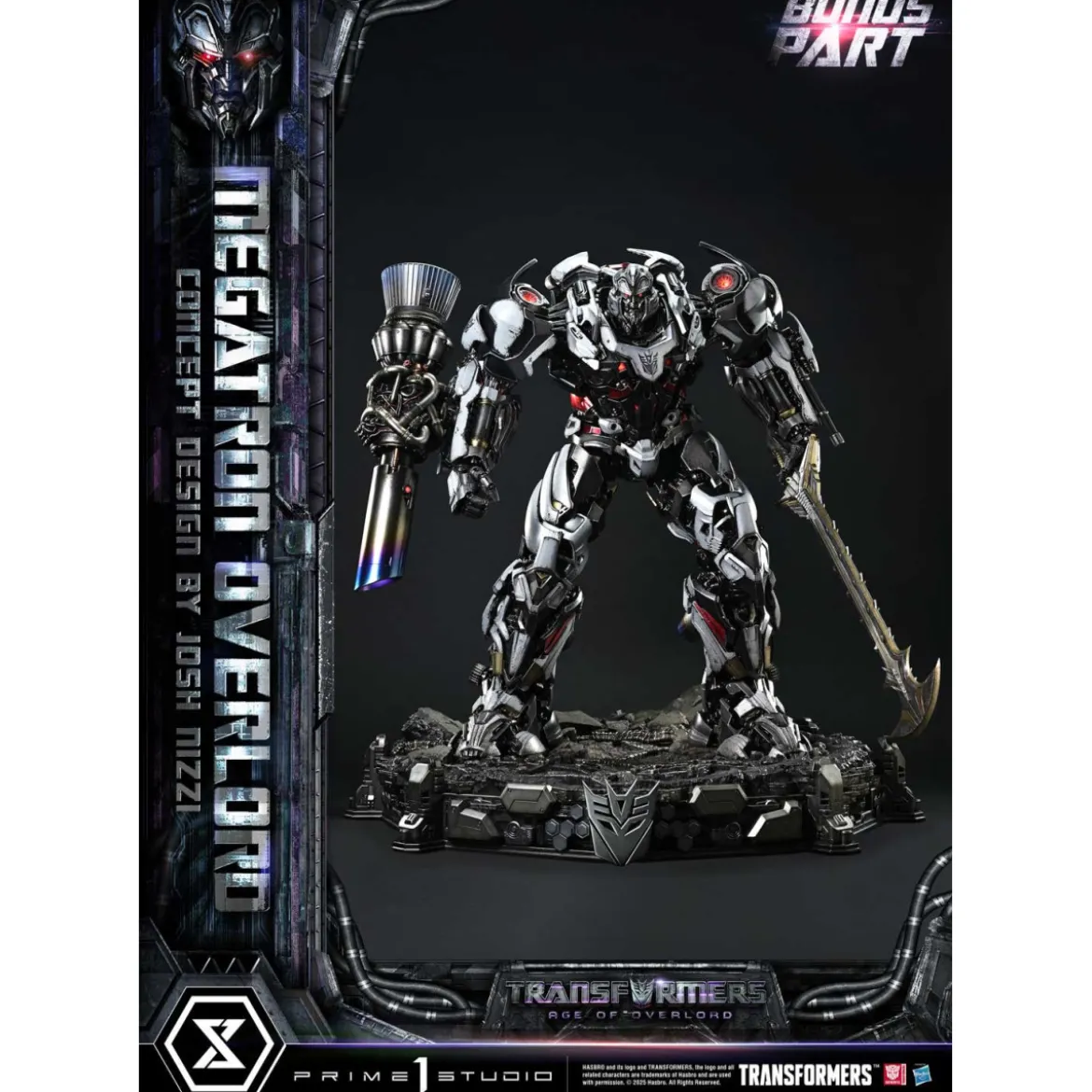 Prime 1 Studio - Megatron Overlord Bonus Version - Transformers Age of Overlord