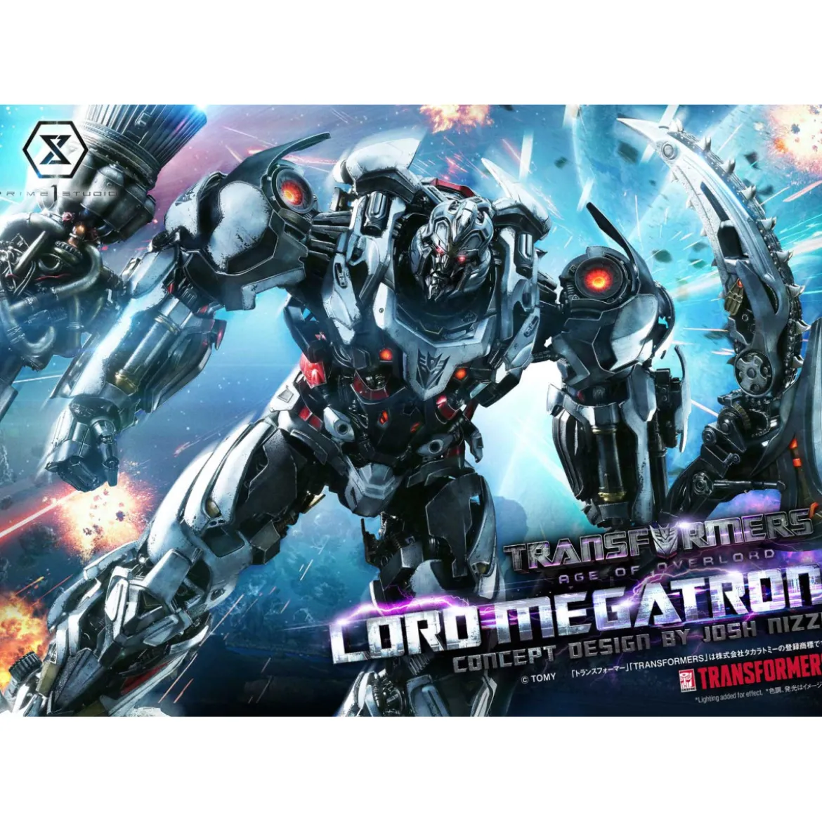 Prime 1 Studio - Megatron Overlord Bonus Version - Transformers Age of Overlord