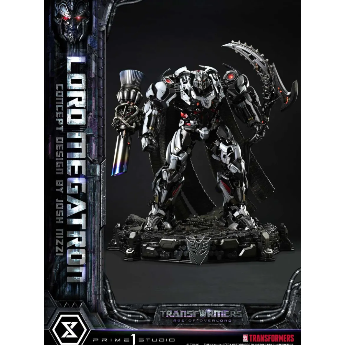 Prime 1 Studio - Megatron Overlord Bonus Version - Transformers Age of Overlord