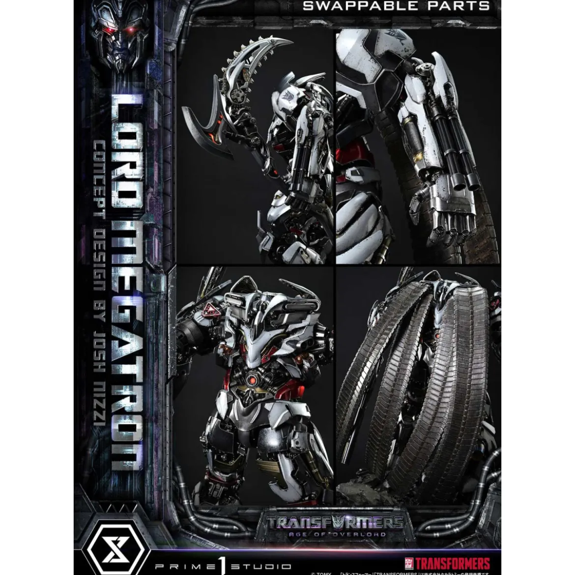 Prime 1 Studio - Megatron Overlord Bonus Version - Transformers Age of Overlord