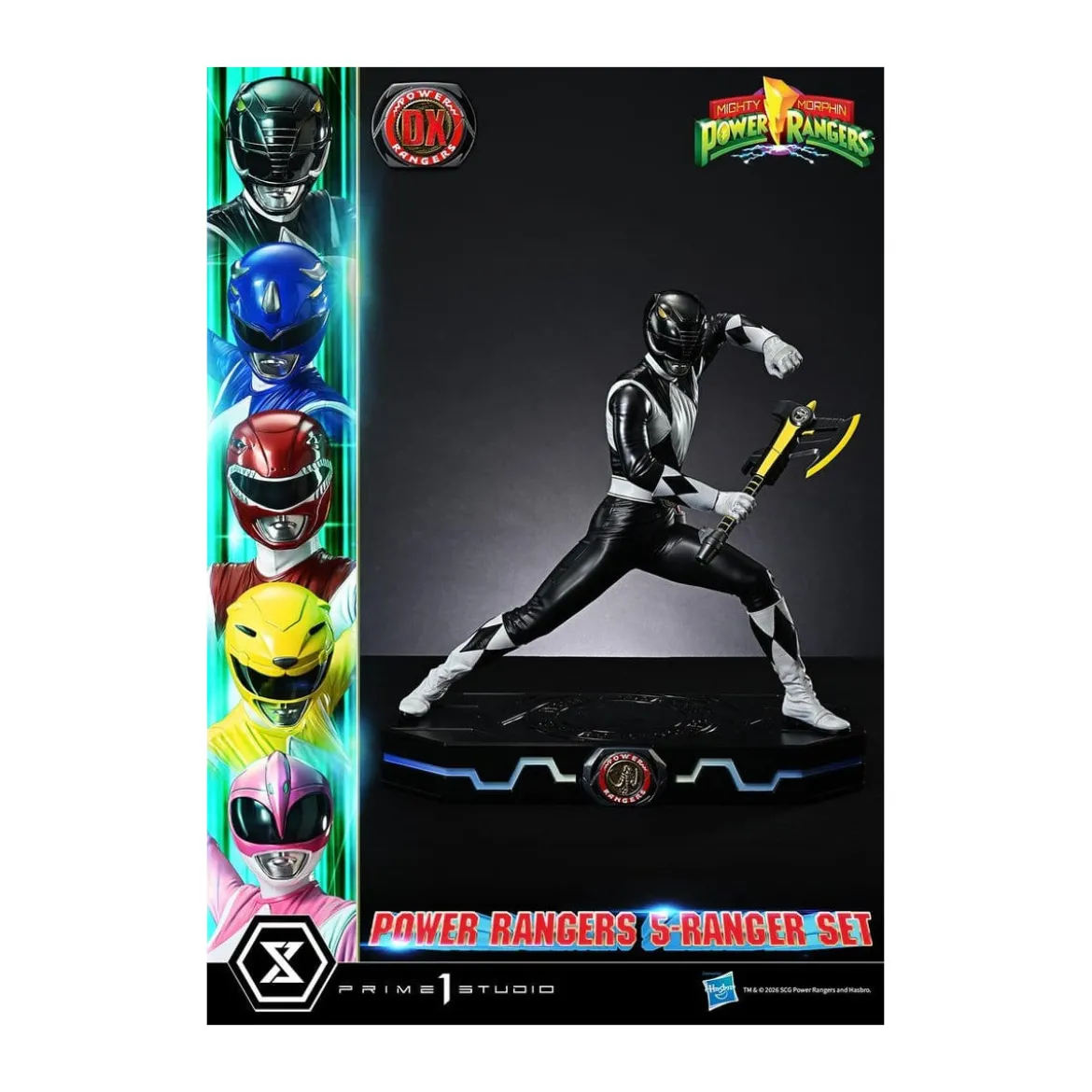Prime 1 Studio - Mighty Morphin Power Rangers Premium Masterline Set de 5 statuettes 1/4 Deluxe Version Bonus