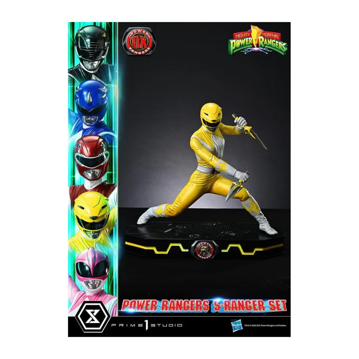 Prime 1 Studio - Mighty Morphin Power Rangers Premium Masterline Set de 5 statuettes 1/4 Deluxe Version Bonus