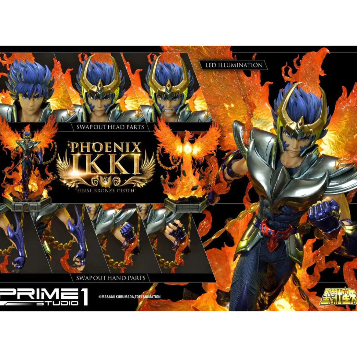 Prime 1 Studio - Phoenix Ikki "Final Bronze Cloth" - Saint Seiya