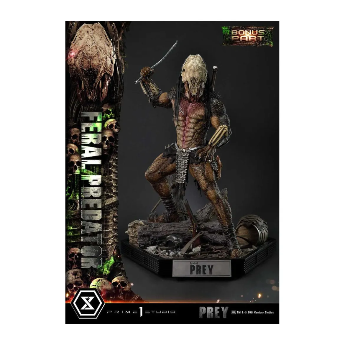 Prime 1 Studio - Prey - Feral Predator Deluxe Bonus Version Museum Masterline Series 1/3