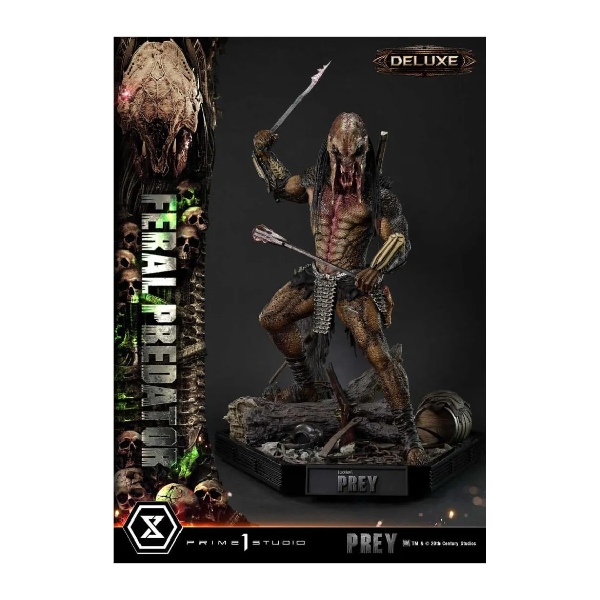 Prime 1 Studio - Prey - Feral Predator Deluxe Bonus Version Museum Masterline Series 1/3