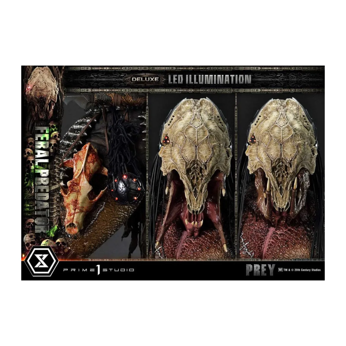 Prime 1 Studio - Prey - Feral Predator Deluxe Bonus Version Museum Masterline Series 1/3