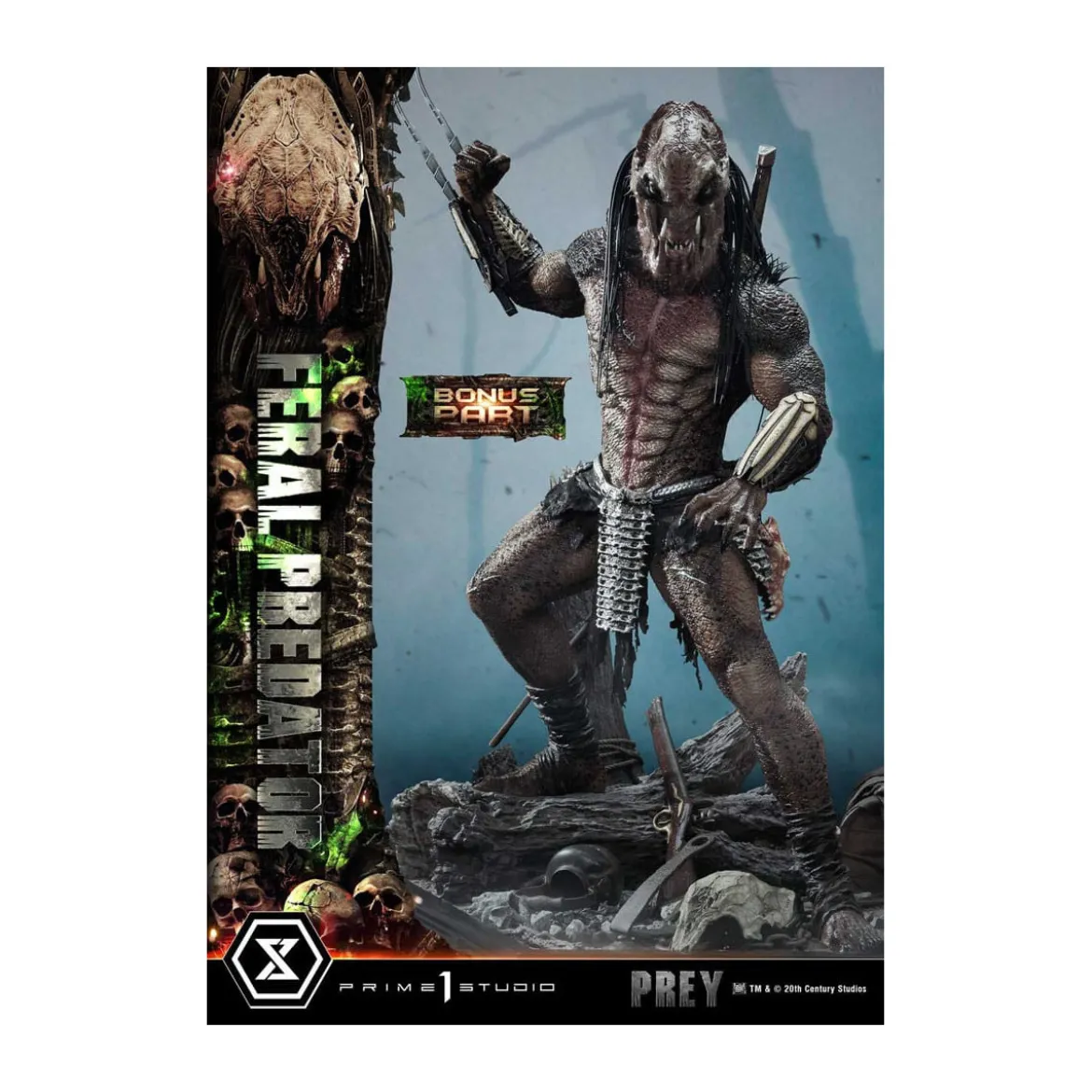 Prime 1 Studio - Prey - Feral Predator Deluxe Bonus Version Museum Masterline Series 1/3