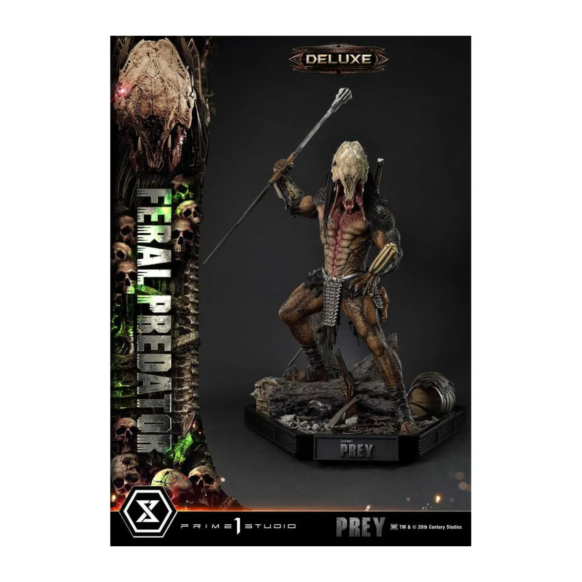 Prime 1 Studio - Prey - Feral Predator Deluxe Bonus Version Museum Masterline Series 1/3