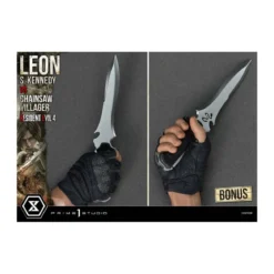 Prime 1 Studio - Resident Evil 4 Leon S. Kennedy vs. Chainsaw Villager Bonus Ver. - Ultimate Premium Masterline Series 1/4