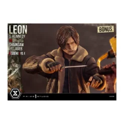Prime 1 Studio - Resident Evil 4 Leon S. Kennedy vs. Chainsaw Villager Bonus Ver. - Ultimate Premium Masterline Series 1/4