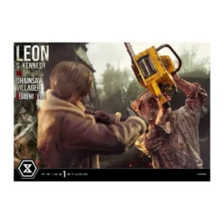 Prime 1 Studio - Resident Evil 4 Leon S. Kennedy vs. Chainsaw Villager Bonus Ver. - Ultimate Premium Masterline Series 1/4