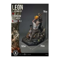 Prime 1 Studio - Resident Evil 4 Leon S. Kennedy vs. Chainsaw Villager Bonus Ver. - Ultimate Premium Masterline Series 1/4