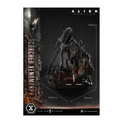 Prime 1 Studio - Scorched Xenomorph Deluxe Version 1/3 - Alien: Romulus Museum Masterline XL