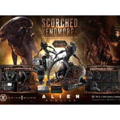 Prime 1 Studio - Scorched Xenomorph DX Bonus Version 1/3 - Alien: Romulus Museum Masterline XL