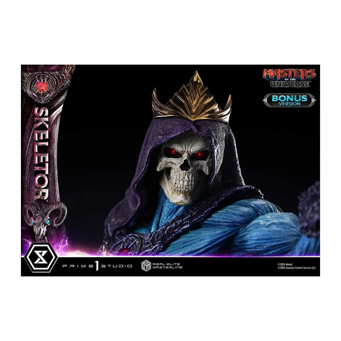 Prime 1 Studio - Skeletor Bonus Version - Masters of the Universe (2026) Real Elite Masterline 1/3