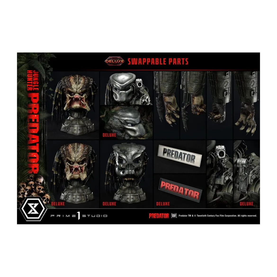 Prime 1 Studios - Museum Masterline 1/3 Jungle Hunter Predator Deluxe Bonus Version