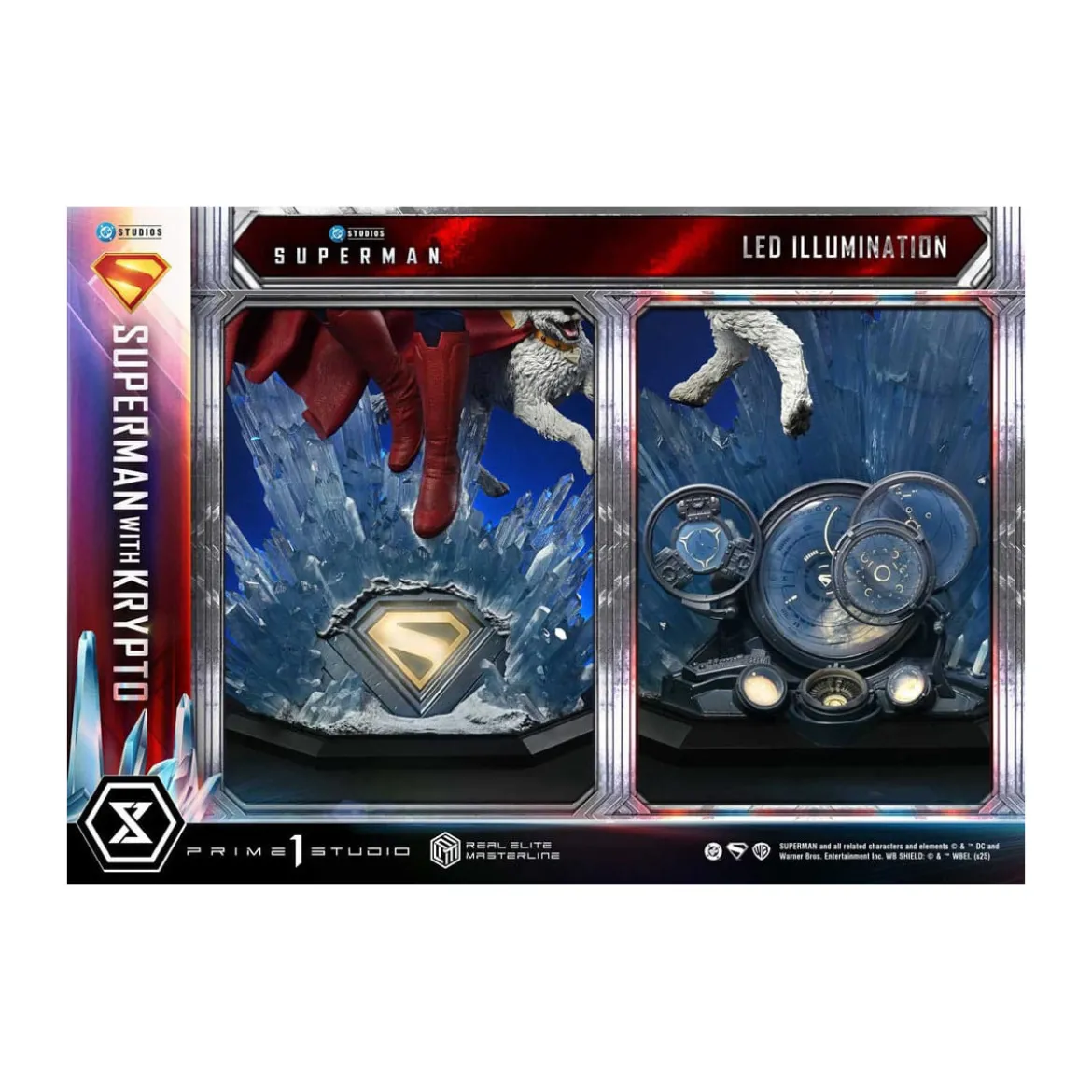 Prime 1 Studio - Superman with Krypto - Real Elite Masterline Series 1/3