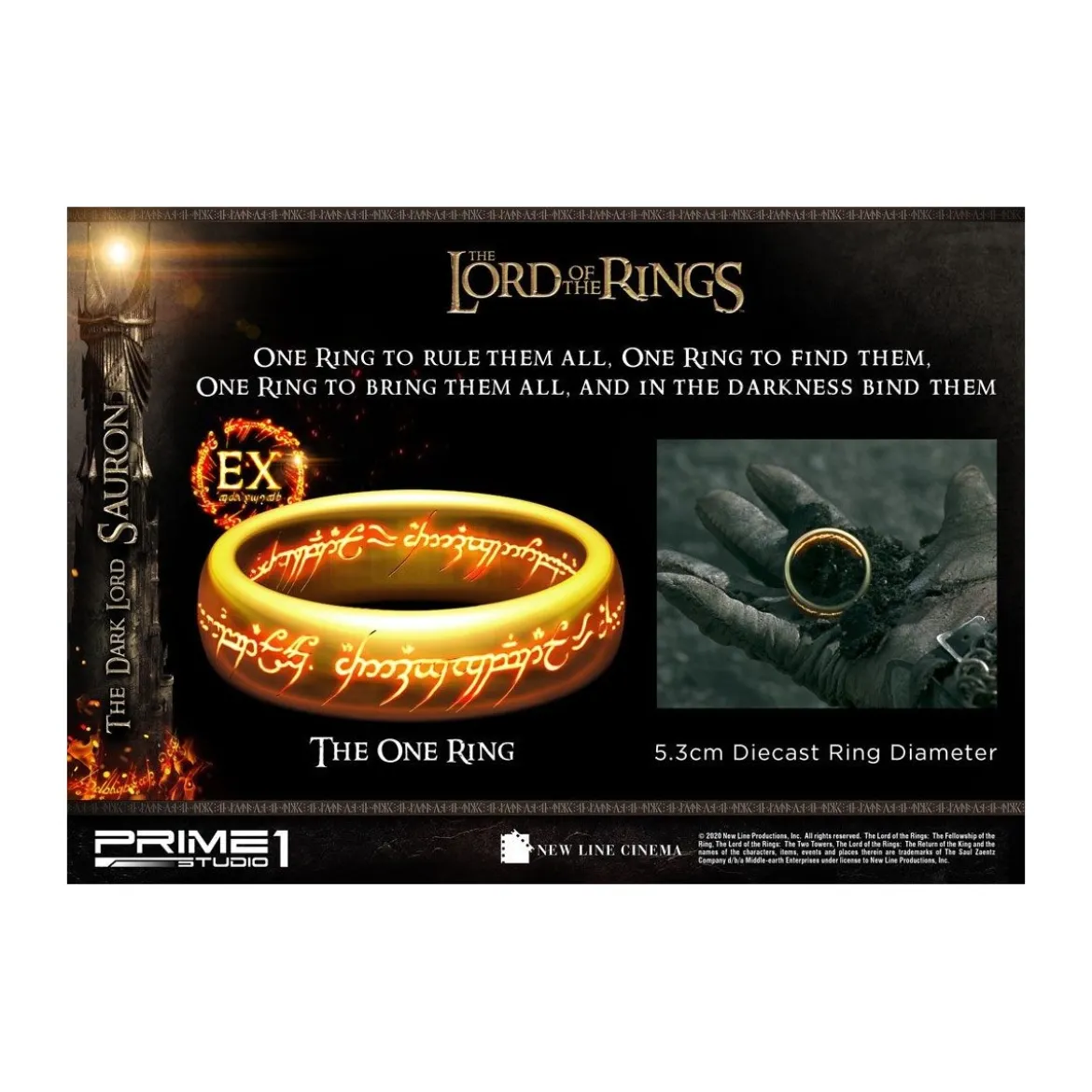 Prime 1 Studio - The Dark Lord Sauron Exclusive Version - LOTR - Depot vente