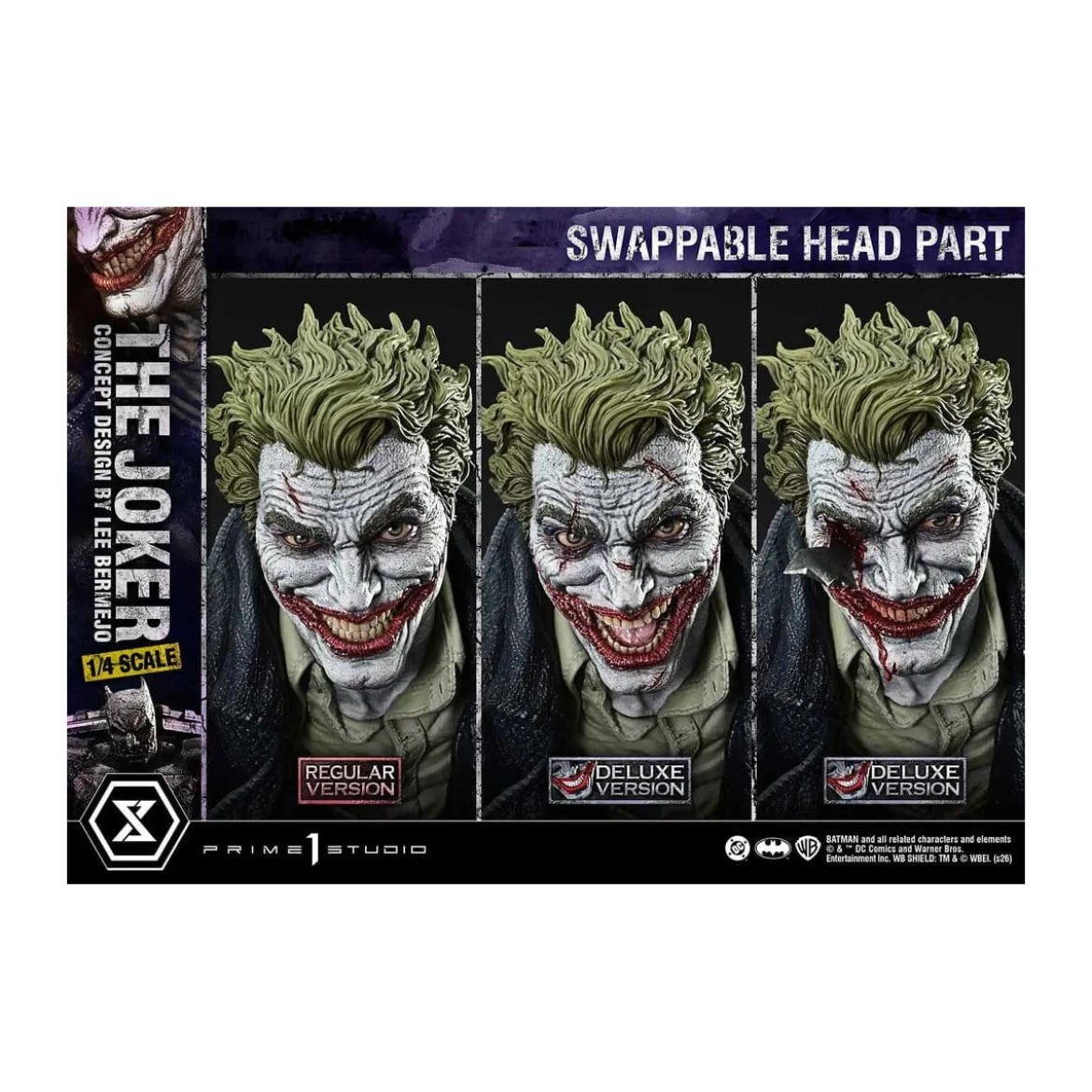 Prime 1 Studio - The Joker (Concept Design by Lee Bermejo) DX Bonus Version - Ultimate Premium Masterline Series 1/4