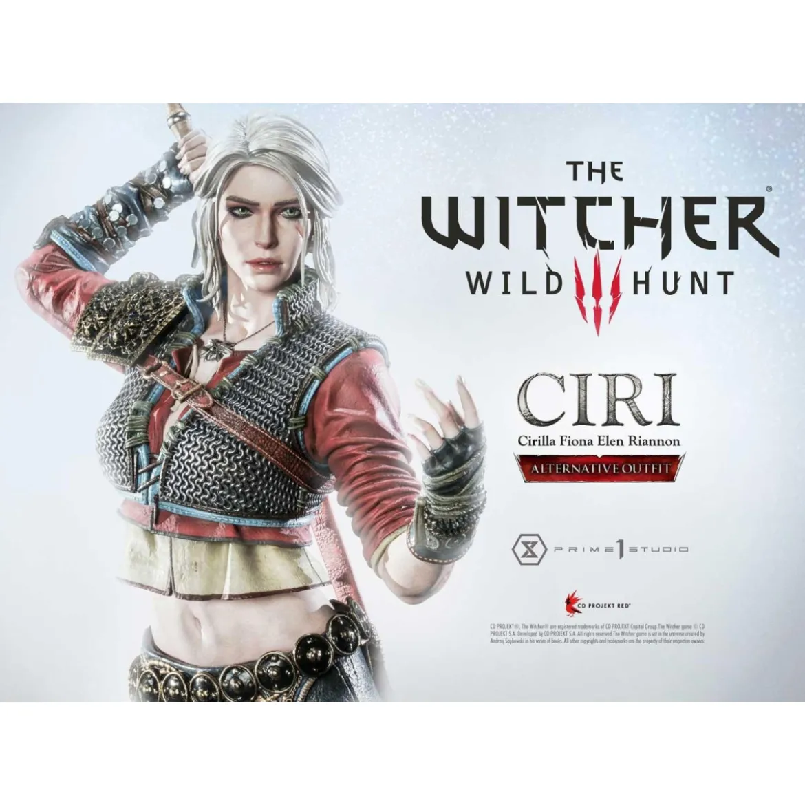 Prime 1 Studio - The Witcher 3: Wild Hunt - Ciri Fiona Elen Riannon Alternative Outfit DX Bonus Version Premium Masterline 1/4