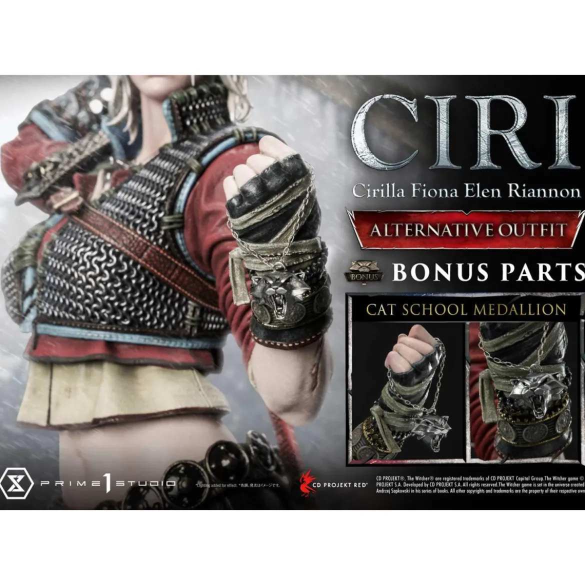 Prime 1 Studio - The Witcher 3: Wild Hunt - Ciri Fiona Elen Riannon Alternative Outfit DX Bonus Version Premium Masterline 1/4