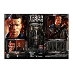 Prime 1 - Terminator 2 Judgment Day T-800 Final Battle Deluxe Bonus Version - Museum Masterline Series 1/3