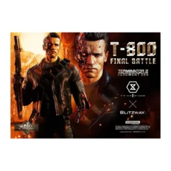 Prime 1 - Terminator 2 Judgment Day T-800 Final Battle Deluxe Bonus Version - Museum Masterline Series 1/3