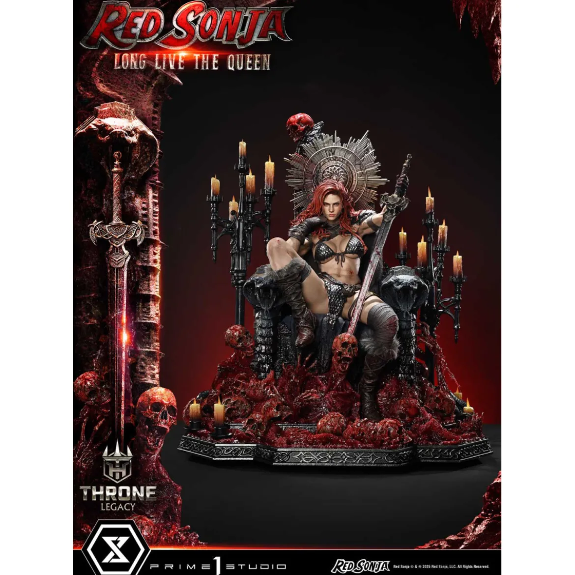 Prime 1 Throne Legacy Red Sonja Red Sonja : Long Live the Queen