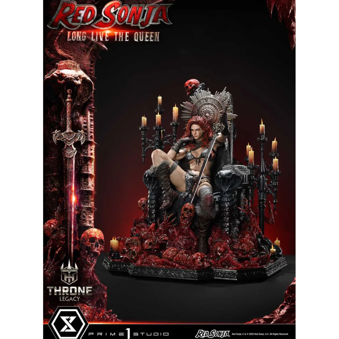 Prime 1 Throne Legacy Red Sonja Red Sonja : Long Live the Queen Bonus Version