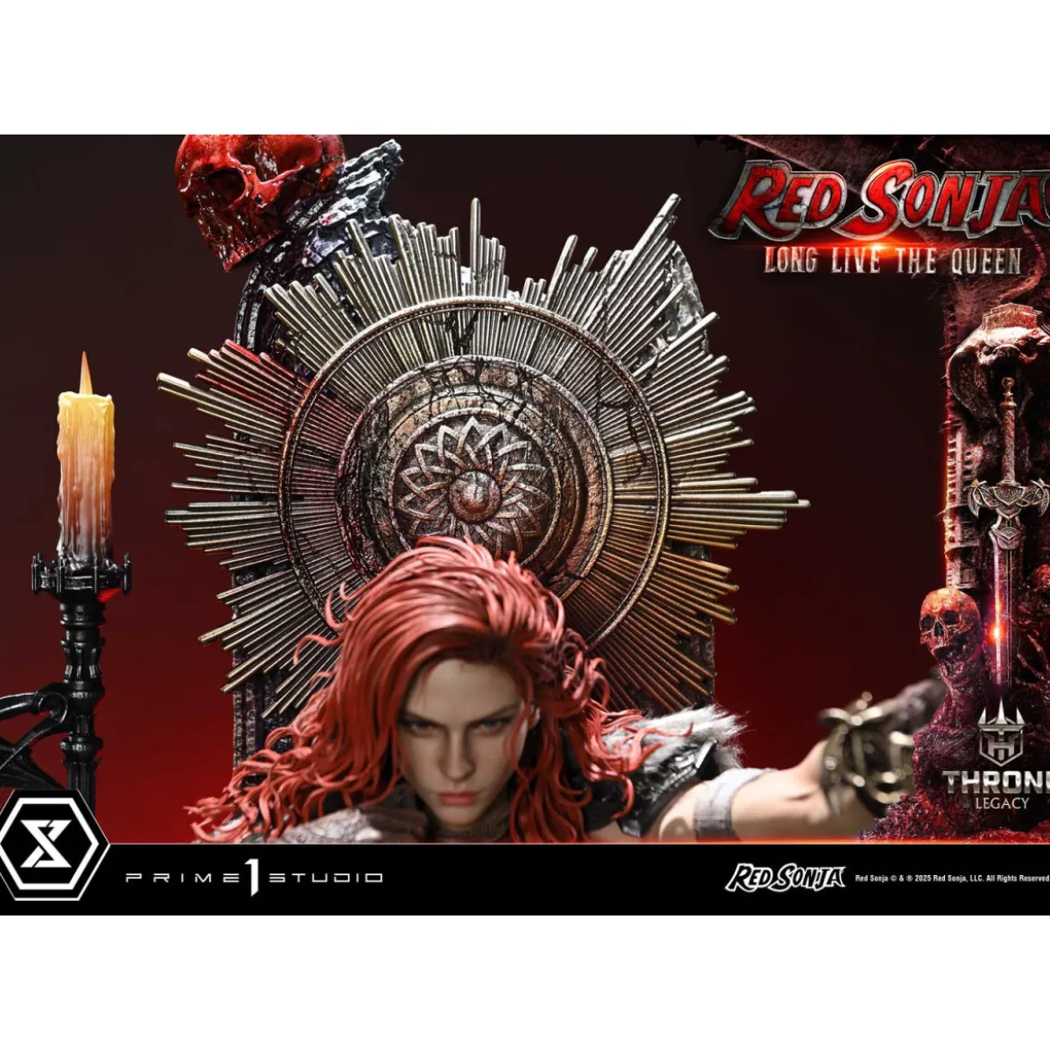 Prime 1 Throne Legacy Red Sonja Red Sonja : Long Live the Queen Bonus Version