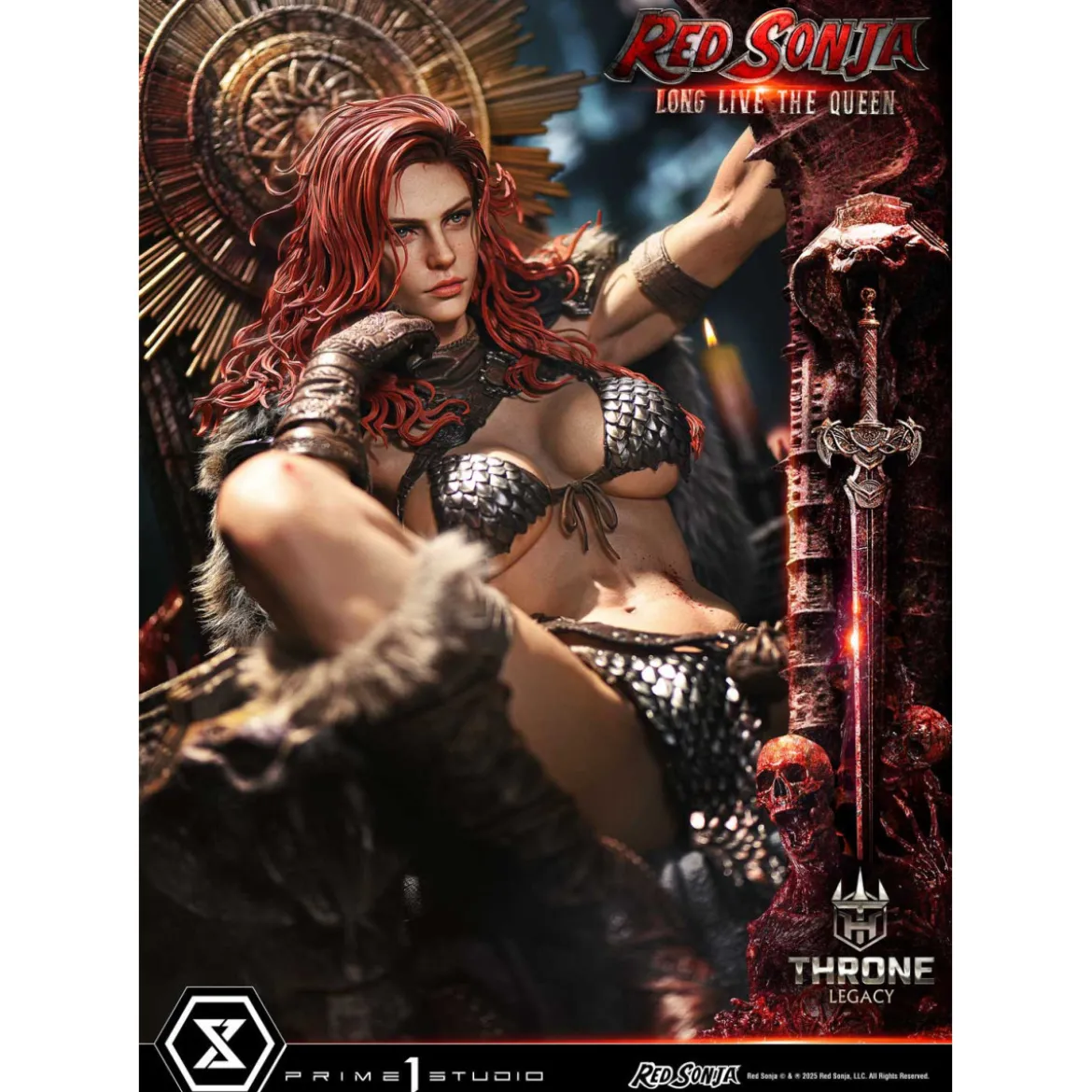 Prime 1 Throne Legacy Red Sonja Red Sonja : Long Live the Queen Bonus Version
