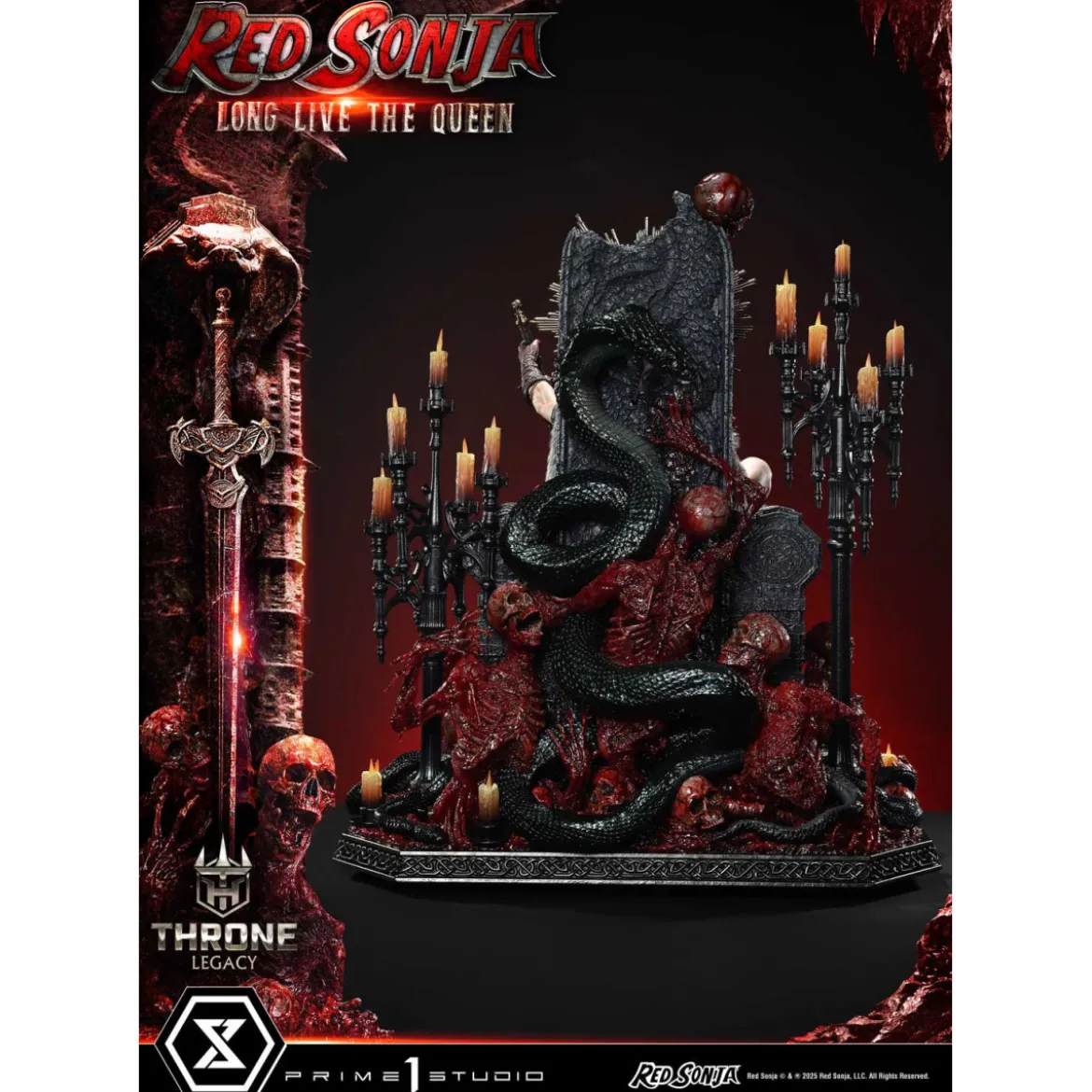 Prime 1 Throne Legacy Red Sonja Red Sonja : Long Live the Queen Bonus Version
