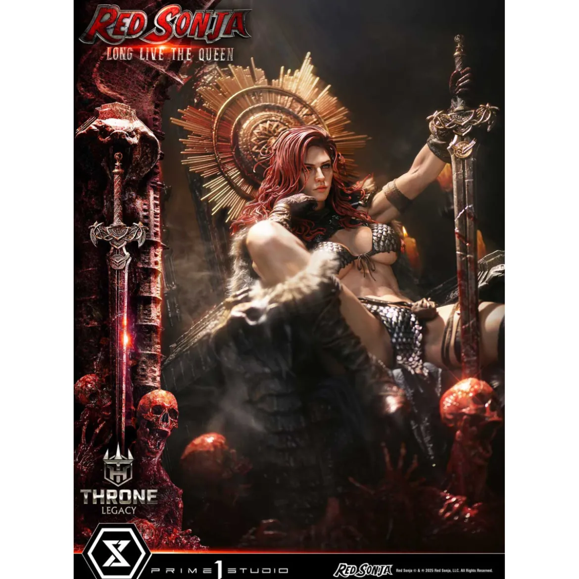 Prime 1 Throne Legacy Red Sonja Red Sonja : Long Live the Queen Bonus Version