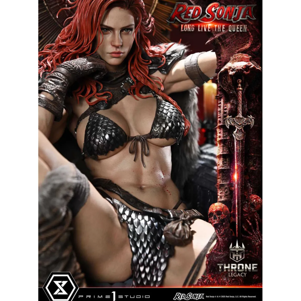Prime 1 Throne Legacy Red Sonja Red Sonja : Long Live the Queen Bonus Version