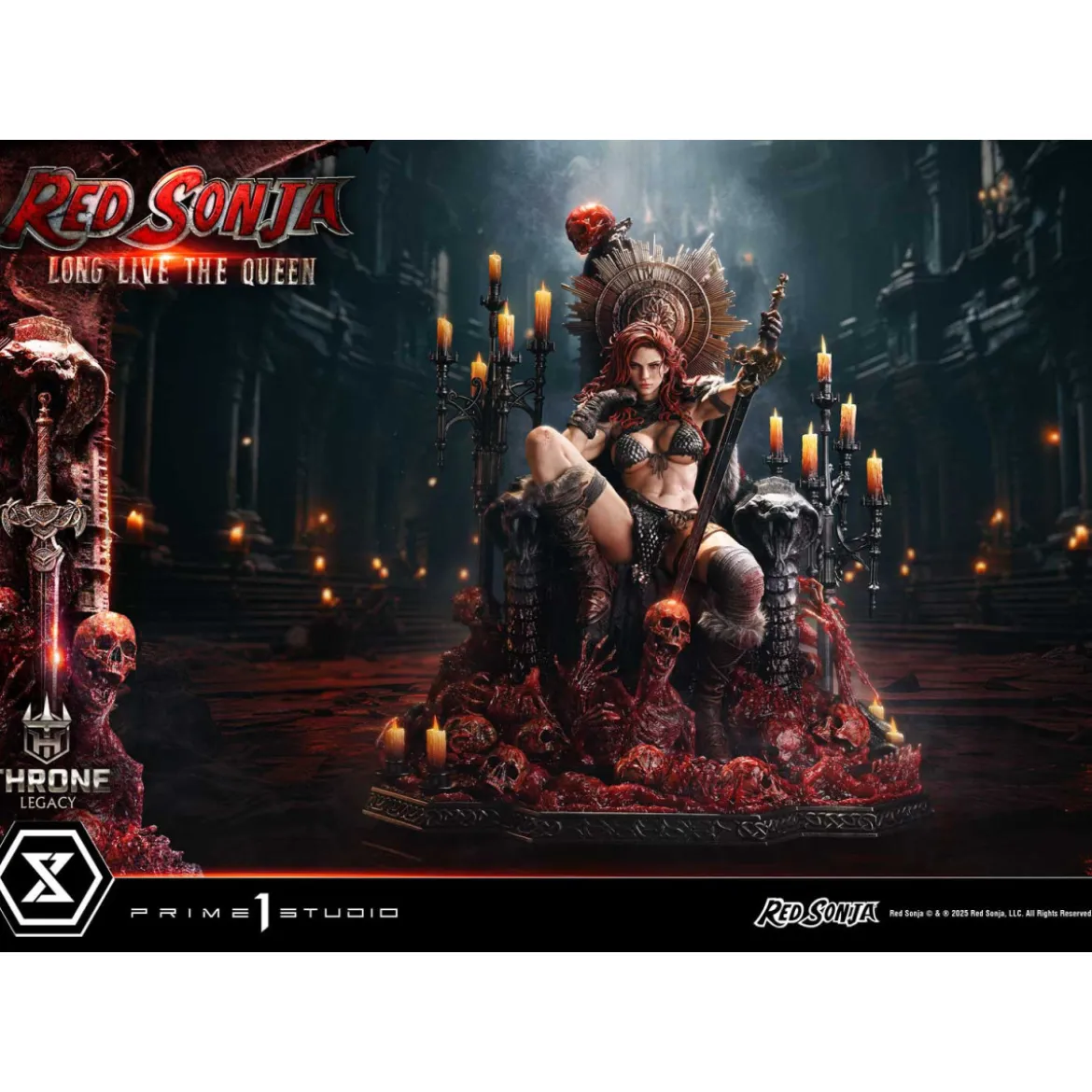 Prime 1 Throne Legacy Red Sonja Red Sonja : Long Live the Queen Bonus Version