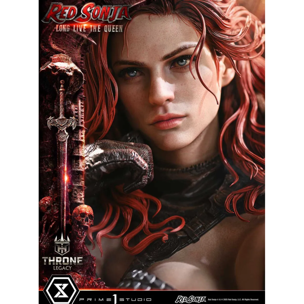 Prime 1 Throne Legacy Red Sonja Red Sonja : Long Live the Queen Bonus Version