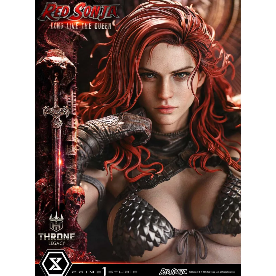 Prime 1 Throne Legacy Red Sonja Red Sonja : Long Live the Queen Bonus Version