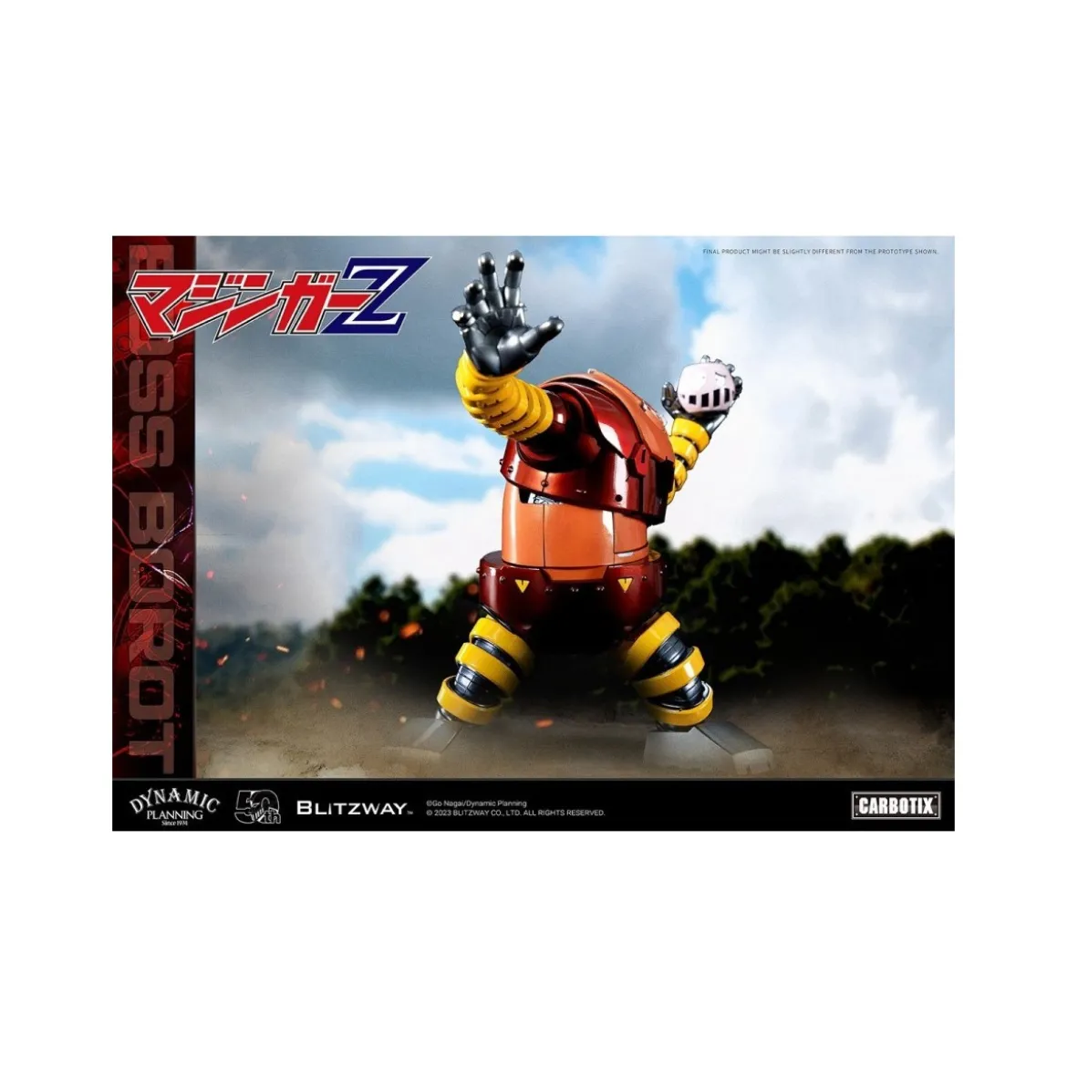 5PRO Studio Carbotix - Boss Borot Mazinger Goldorak - Hybrid Carbon Action Figure Series CX-005