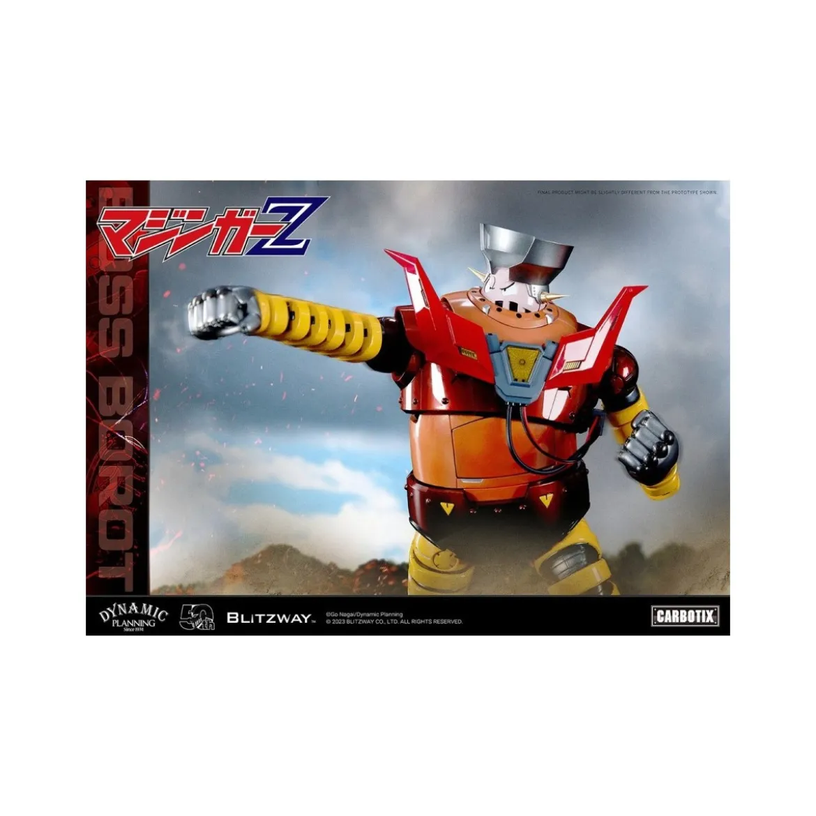 5PRO Studio Carbotix - Boss Borot Mazinger Goldorak - Hybrid Carbon Action Figure Series CX-005