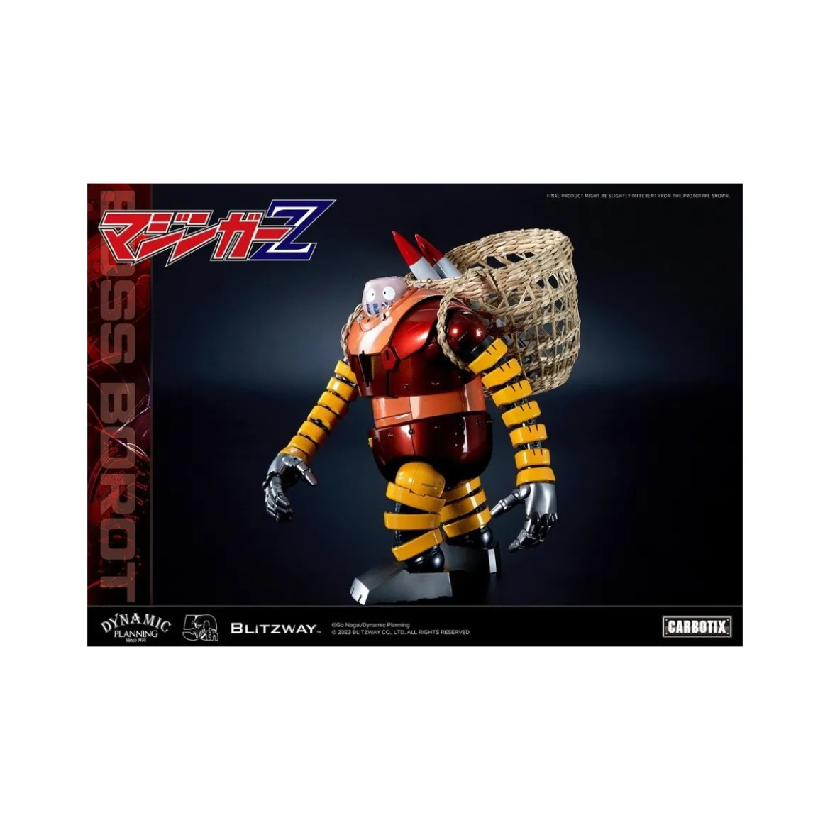 5PRO Studio Carbotix - Boss Borot Mazinger Goldorak - Hybrid Carbon Action Figure Series CX-005