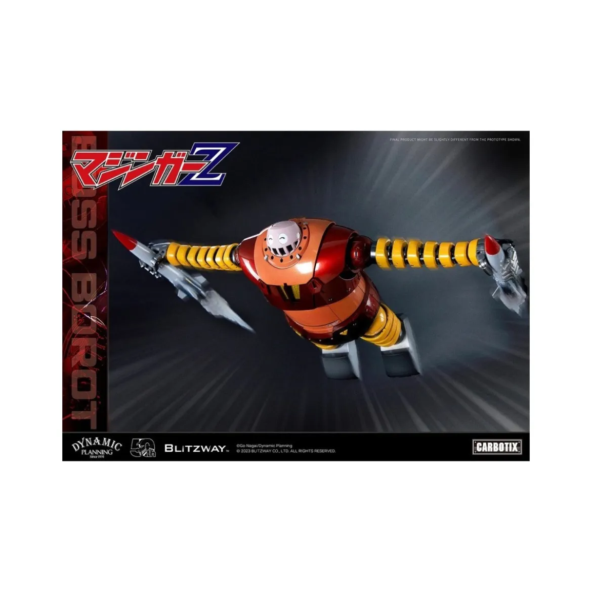 5PRO Studio Carbotix - Boss Borot Mazinger Goldorak - Hybrid Carbon Action Figure Series CX-005