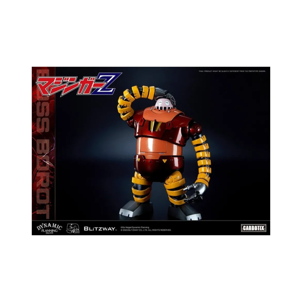 5PRO Studio Carbotix - Boss Borot Mazinger Goldorak - Hybrid Carbon Action Figure Series CX-005
