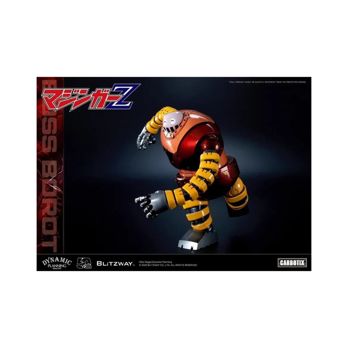 5PRO Studio Carbotix - Boss Borot Mazinger Goldorak - Hybrid Carbon Action Figure Series CX-005