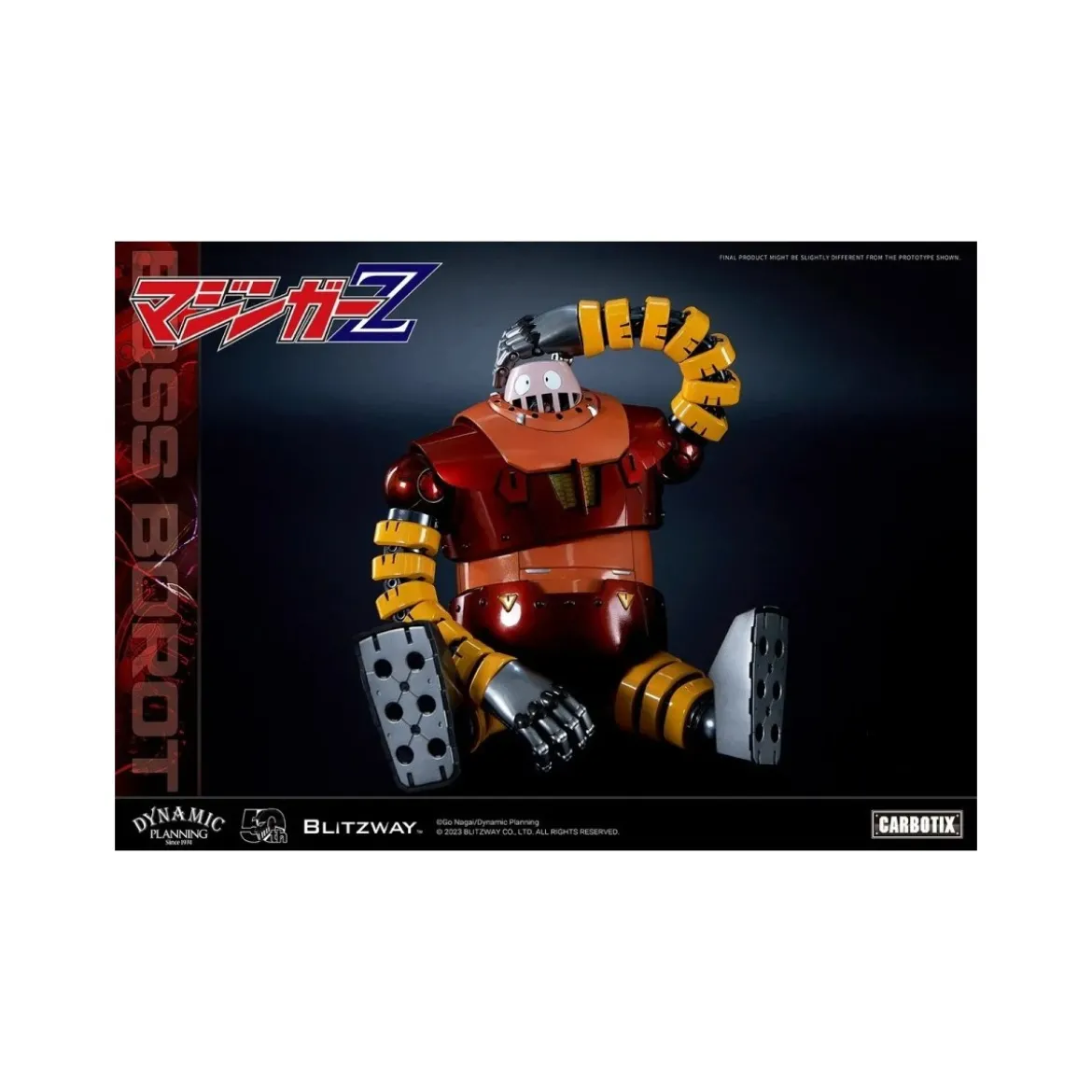 5PRO Studio Carbotix - Boss Borot Mazinger Goldorak - Hybrid Carbon Action Figure Series CX-005